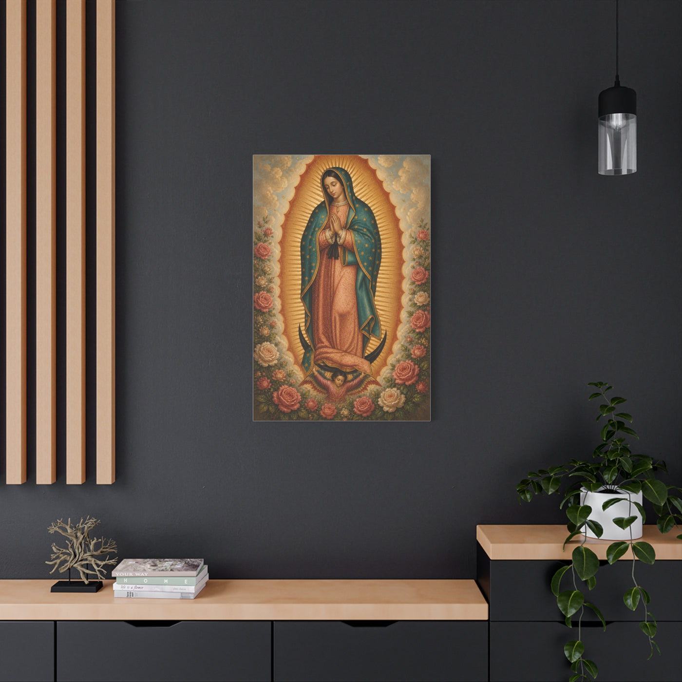 Our Lady of Guadalupe Sacred Icon Wall Art & Canvas Print