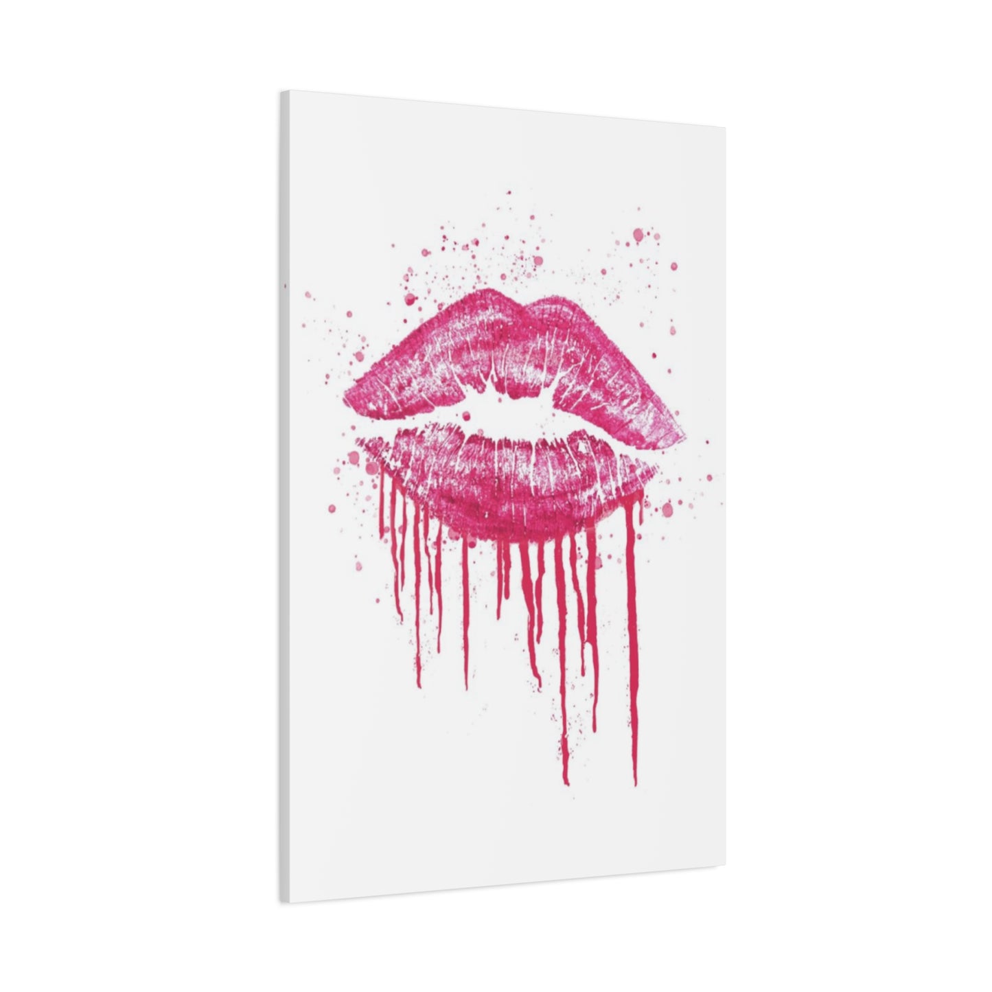 Pink Lips Wall Art & Canvas Prints