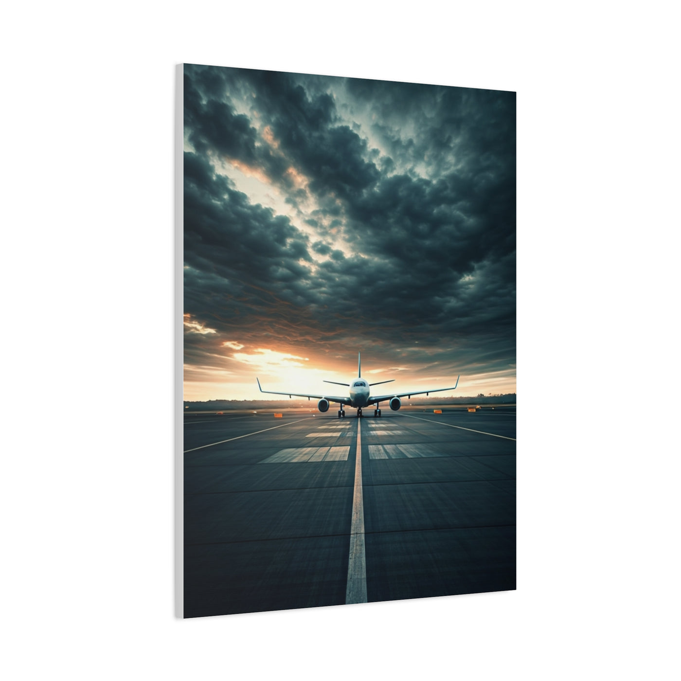Runway Departure Storm Sky Wall Art & Canvas Prints.