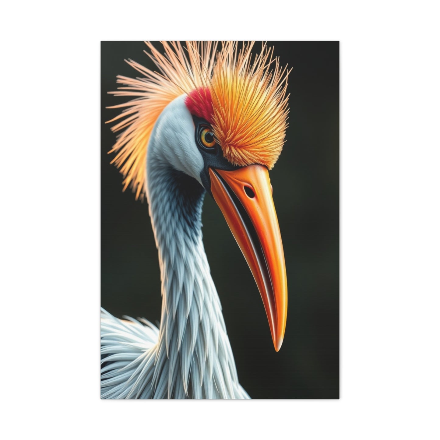Graceful Aves Portrait Wall Art & Canvas Print