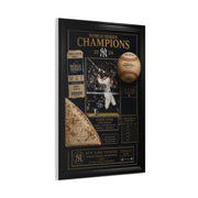 World Series Champions Yankees Memorabilia Wall Art & Canvas Print
