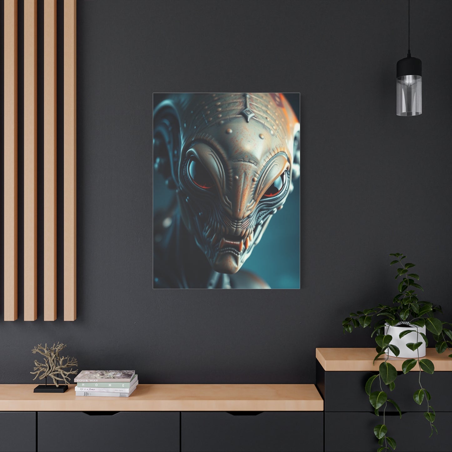 Vision Alien Art Art Wall Art & Canvas Print