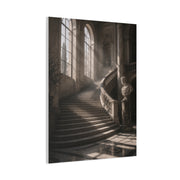 Sunlit Italian Palazzo Staircase Wall Art & Canvas Print