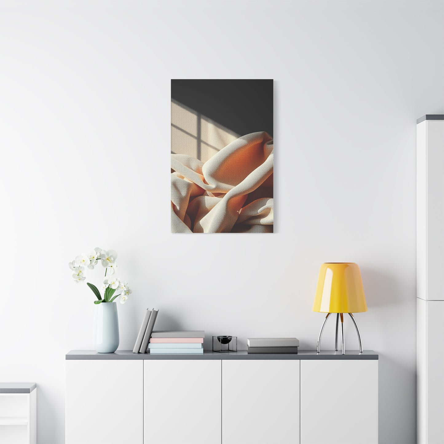 Masterpiece Taupe, Linen, and Gray Art Vision Wall Art & Canvas Print
