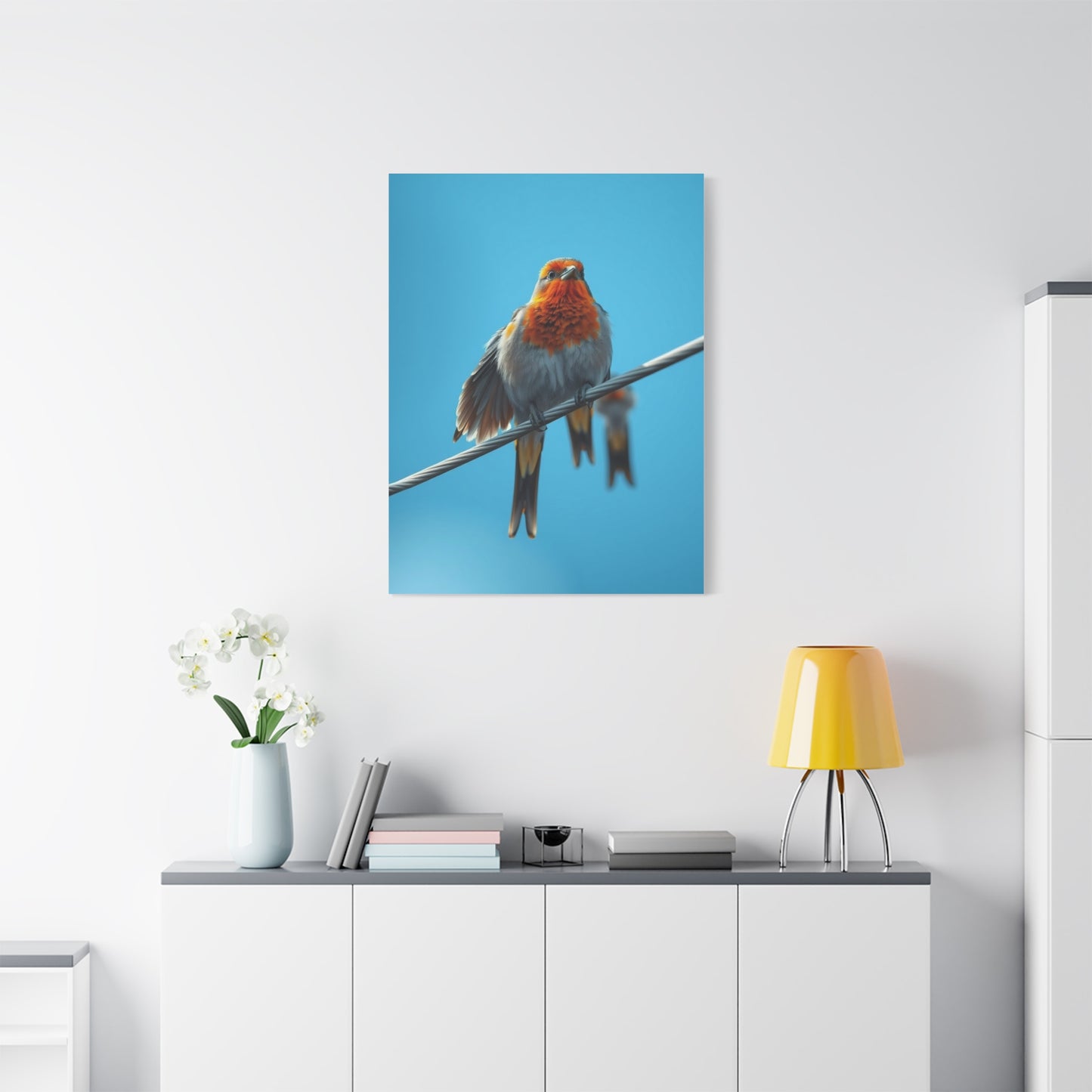 Birds On a Wire Art Supreme Canvas Wall Art & Canvas Print