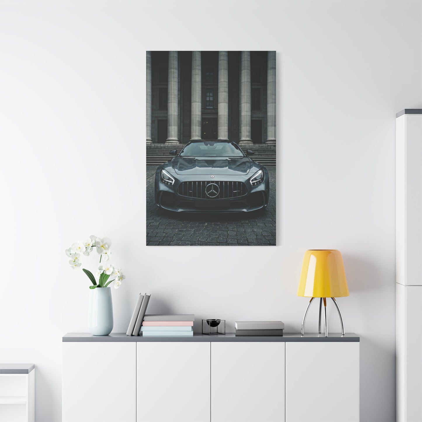 Mercedes AMG GT R Neoclassical Munich Display Wall Art & Canvas Prints