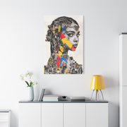 Avant Garde Collage Portrait Wall Art & Canvas Print