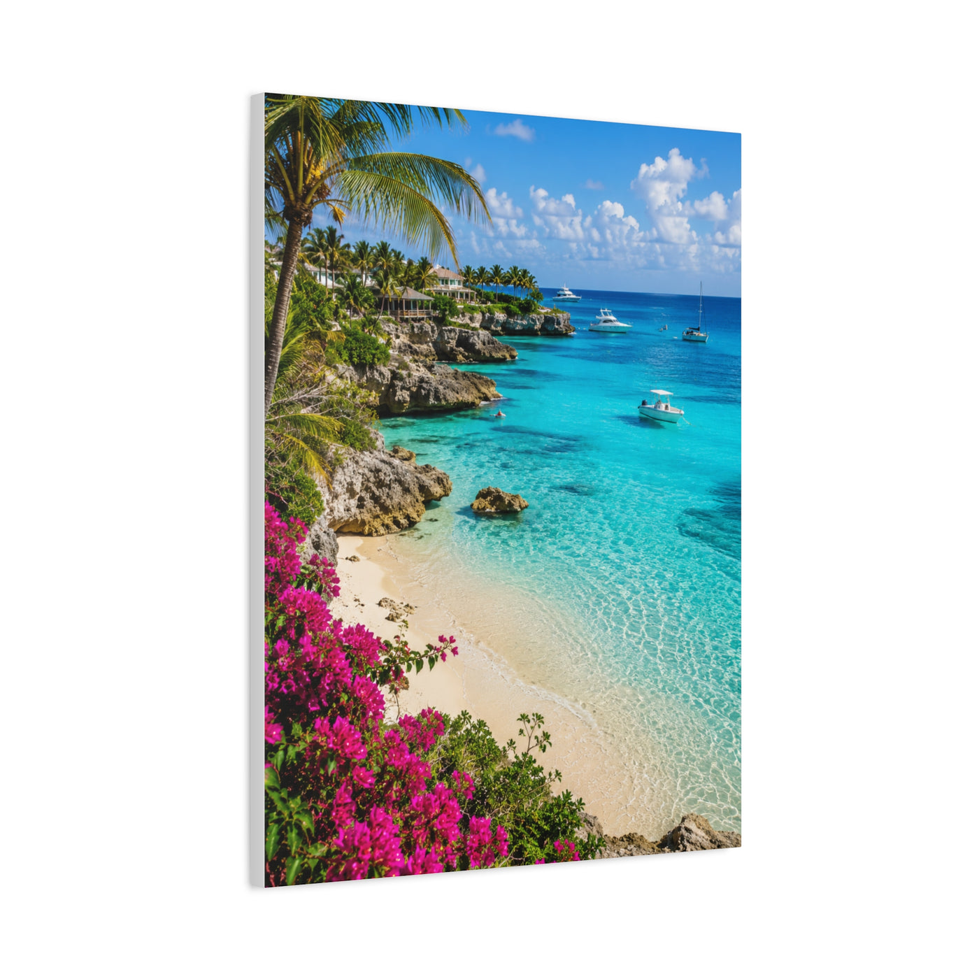 Grand Cayman Tropical Cove Wall Art & Canvas Print