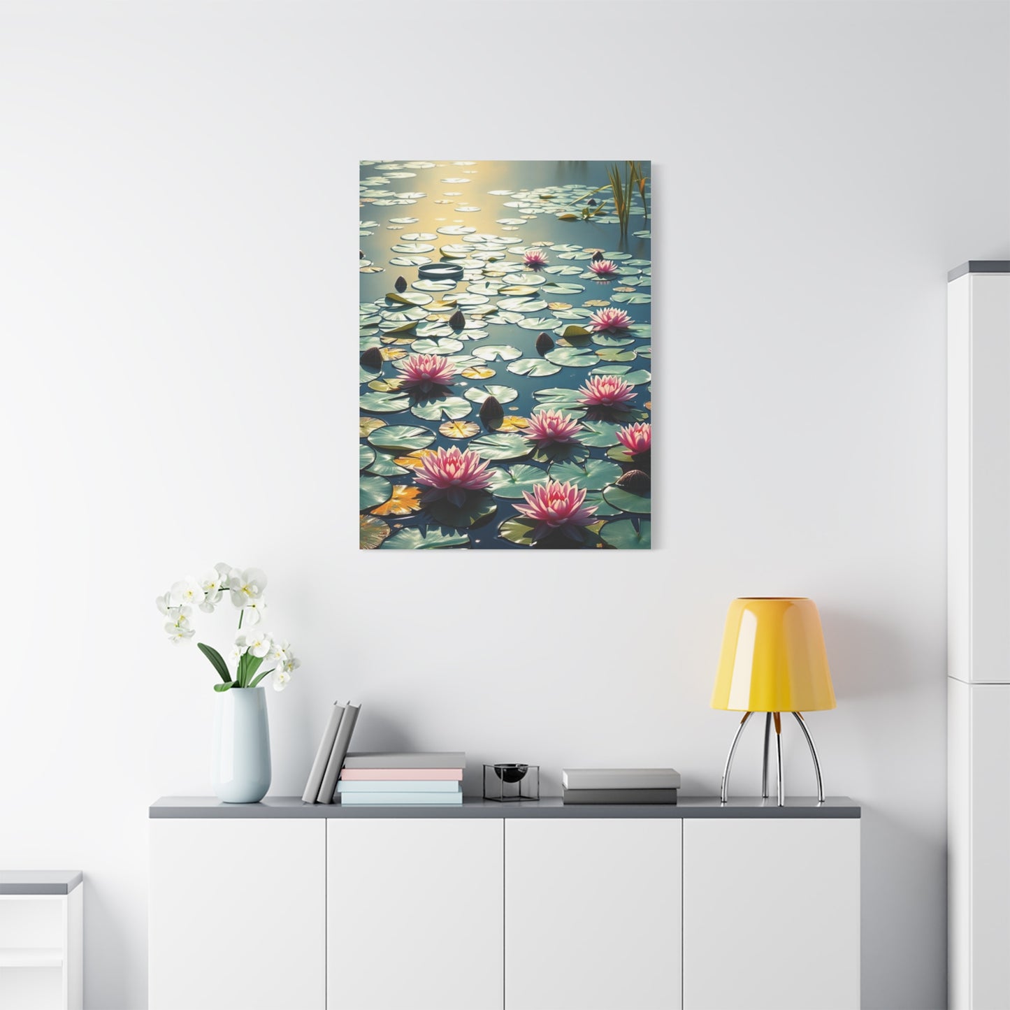 Claude Monet Water Lilies Art Refined Canvas Wall Art & Canvas Print