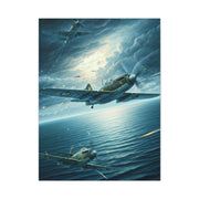 Storm Skies Aerial Battle Flight Wall Art & Canvas Prints  .