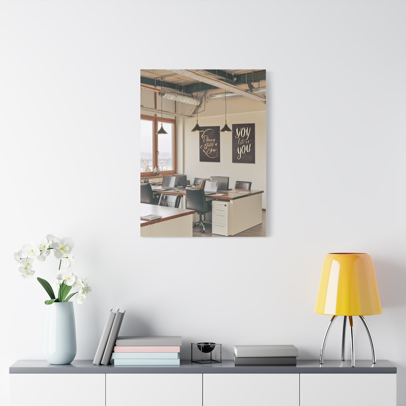 Modern Typography Motivational Wall Art & Canvas Print