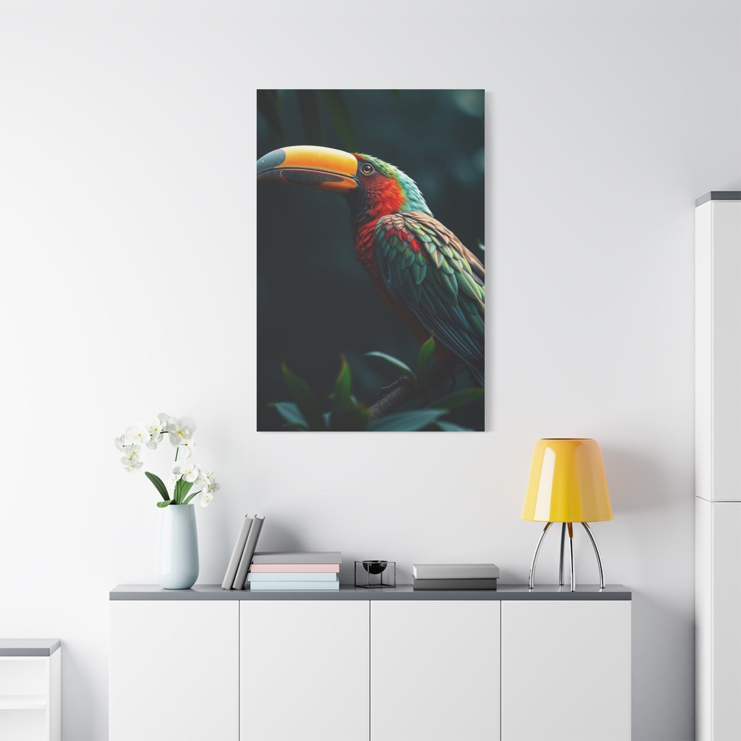 Tropical Birds Art Supreme Canvas Wall Art & Canvas Print