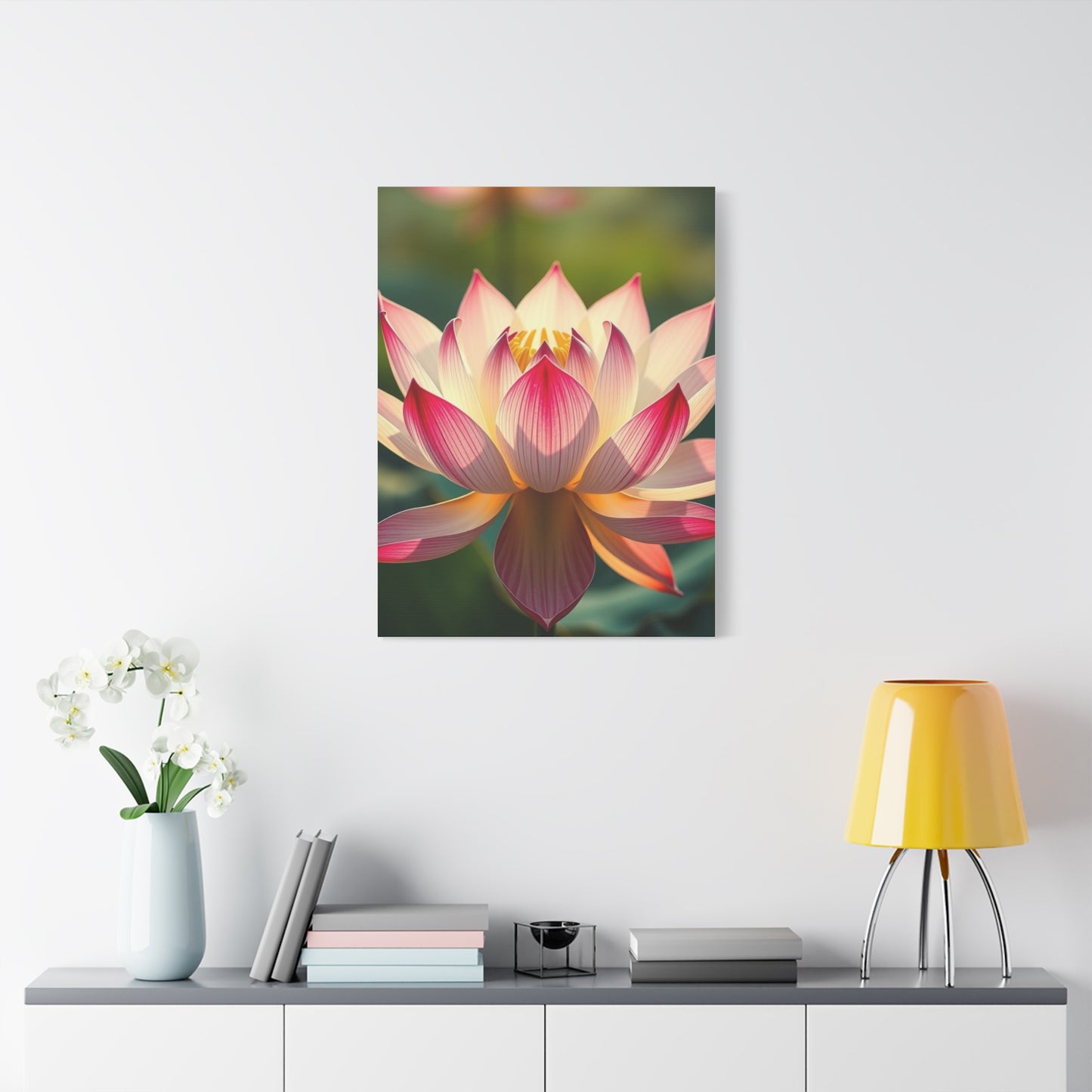 Opulent Lotus Reverie Canvas wall art & canvas print