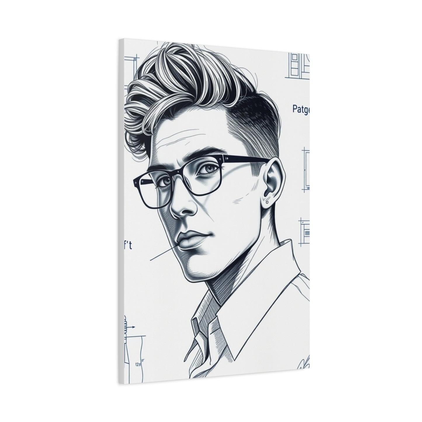 Supreme Art Collection Blueprint & Patent Sketches  Wall Art & Canvas Print