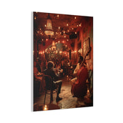 Intimate Jazz Club Performance Wall Art & Canvas Print