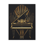 Grand Piano Deco Gold Luxury Wall Art & Canvas Prints