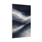 Navy Mist Horizon Abstraction Wall Art & Canvas Print