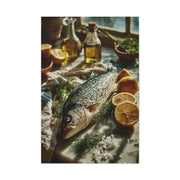 Fresh Whole Fish Mediterranean Prep Wall Art & Canvas Print
