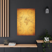 Golden Compass Mandala Art Deco Wall Art & Canvas Prints