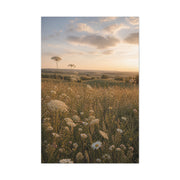 Golden Wildflower Meadow Wall Art & Canvas Print