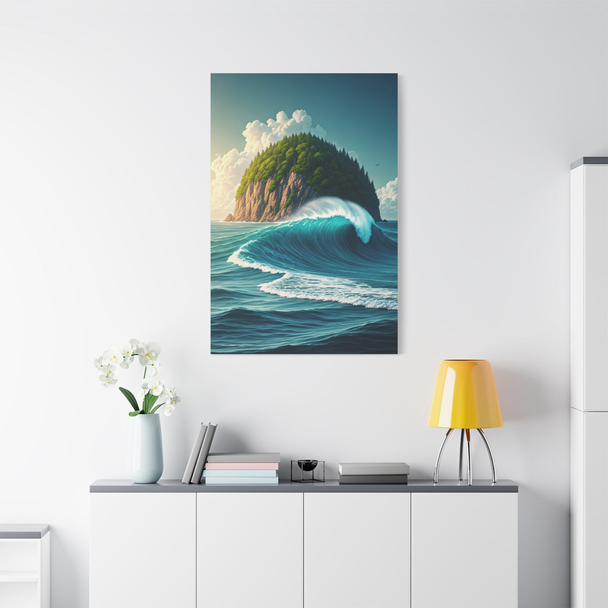 Island Wave Sanctuary Wall Art & Canvas Prints