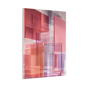 Blush Acrylic Glass Illusion Wall Art & Canvas Print