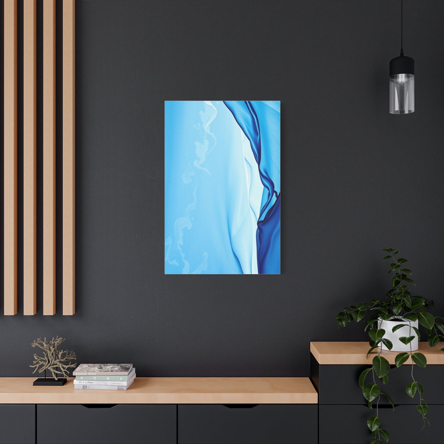 Masterpiece Blue and White Art Vision Wall Art & Canvas Print