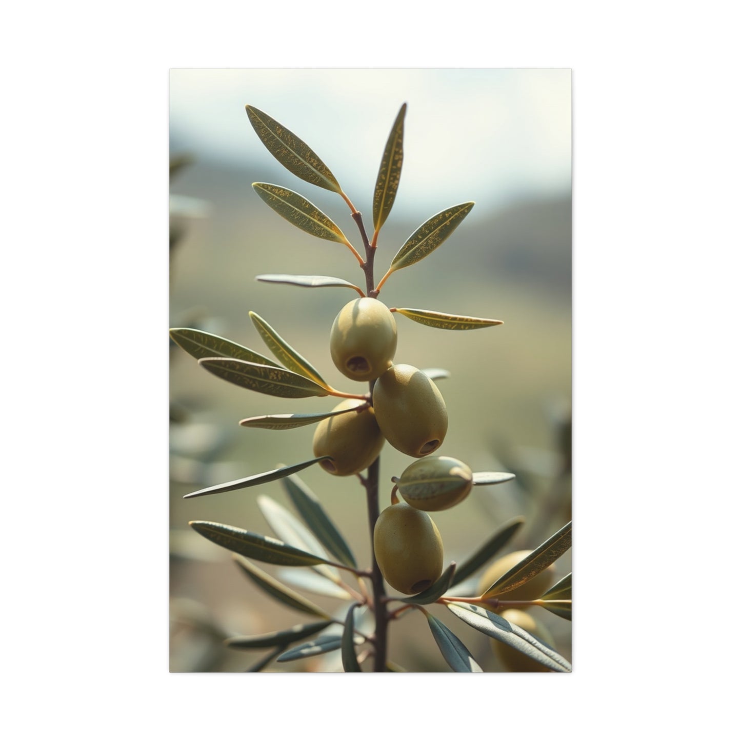 Opulent Olive Masterpiece Wall Art & Canvas Print