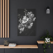 Classic Wildflower Cluster in Monochrome Wall Art & Canvas Prints