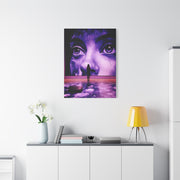 Monumental Purple Gallery Portrait Contemporary Wall Art & Canvas Print