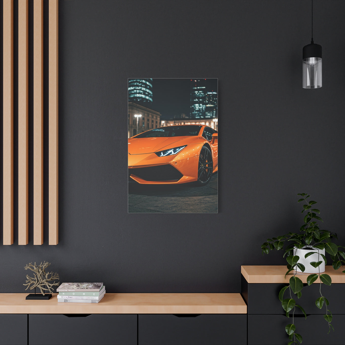Lamborghini Huracán Urban Luxury Close Up Wall Art & Canvas Prints