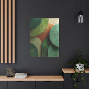Sage Limewash Organic Green Abstract Wall Art & Canvas Print