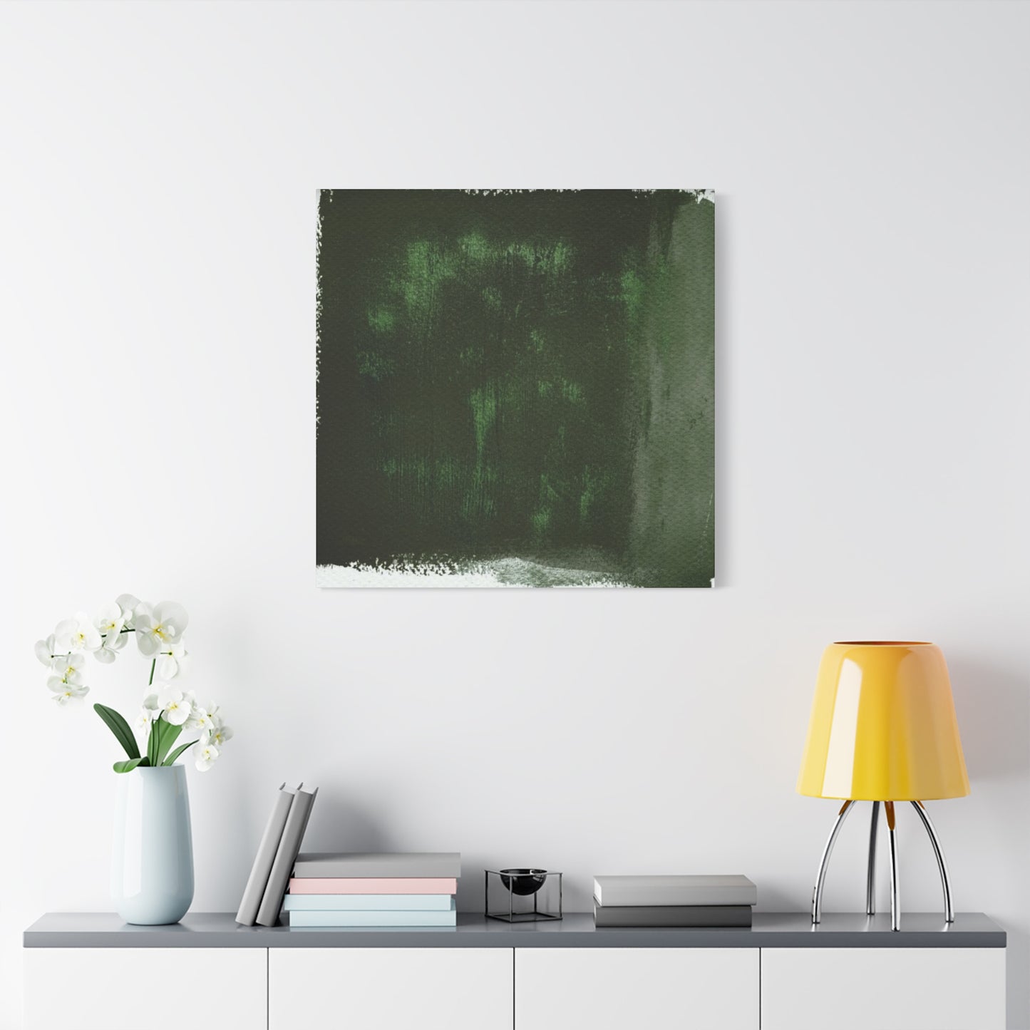Olive Green Paint Wall Art & Canvas Prints