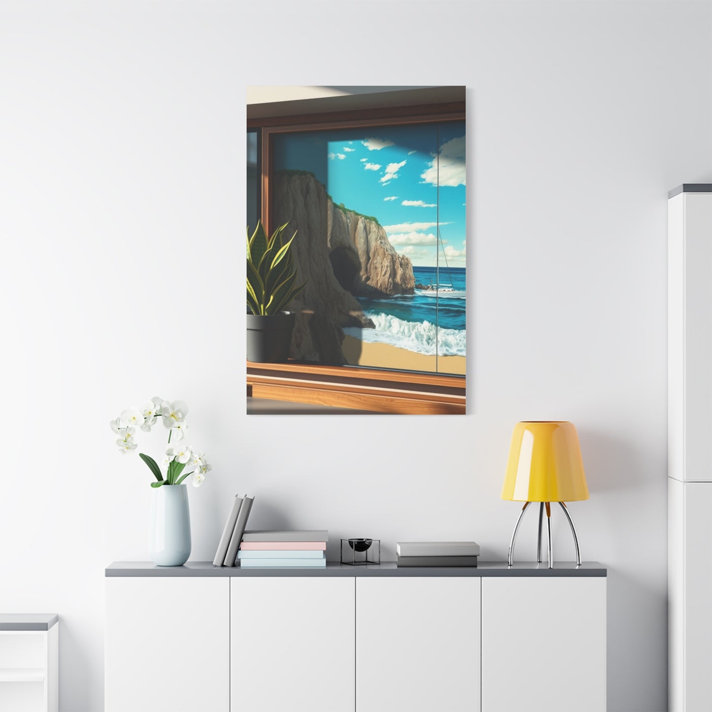 Azure Horizon Masterpiece Wall Art & Canvas Print