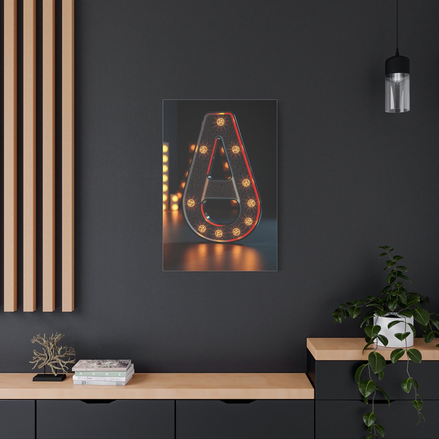 Elite A Alphabet & Letter Art Vision Wall Art & Canvas Print