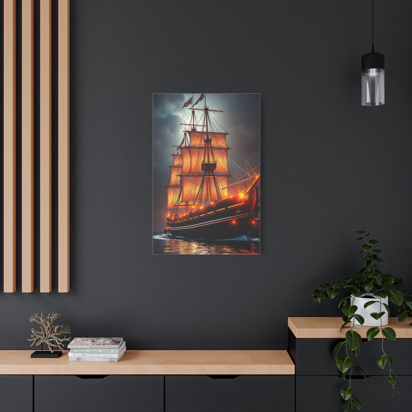 Vision Ship Art Art Wall Art & Canvas Print