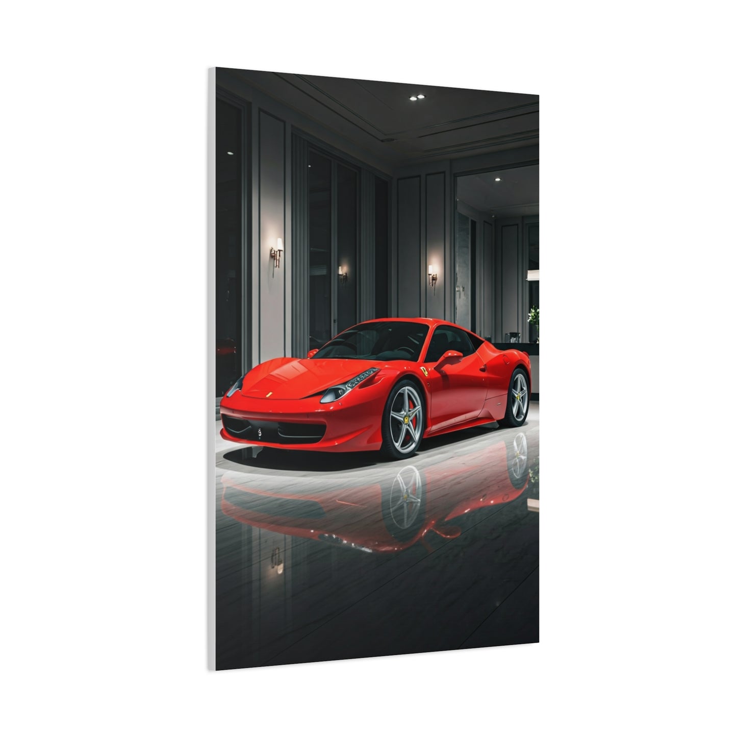 Ferrari 458 Italia European Supercar Elegance Wall Art & Canvas Prints
