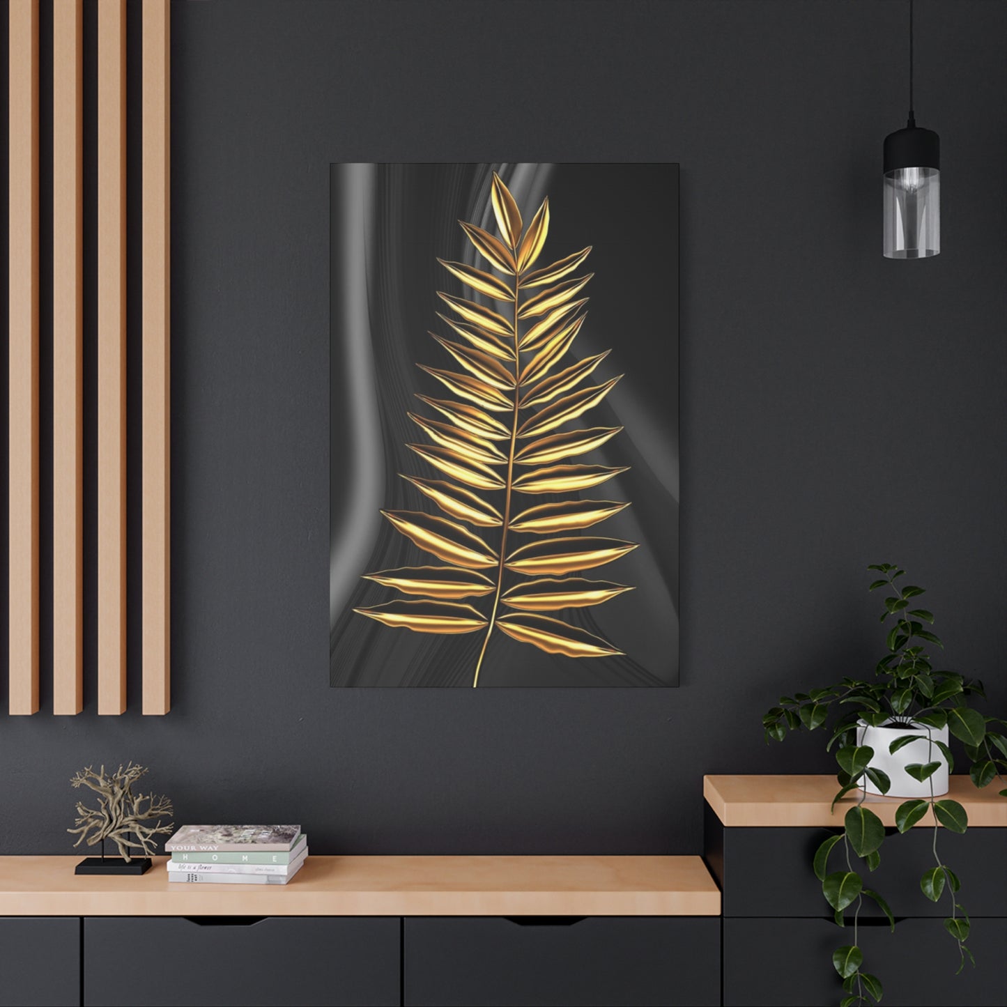 Golden Leaf Wall Art & Canvas Prints