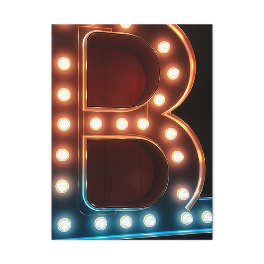 Alphabet & Letter A Art Supreme Canvas Wall Art & Canvas Print