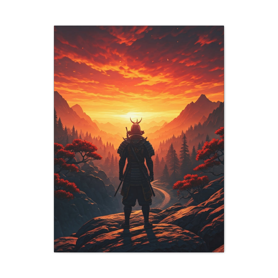 Samurai at Sunset Wall Art & Canvas Prints