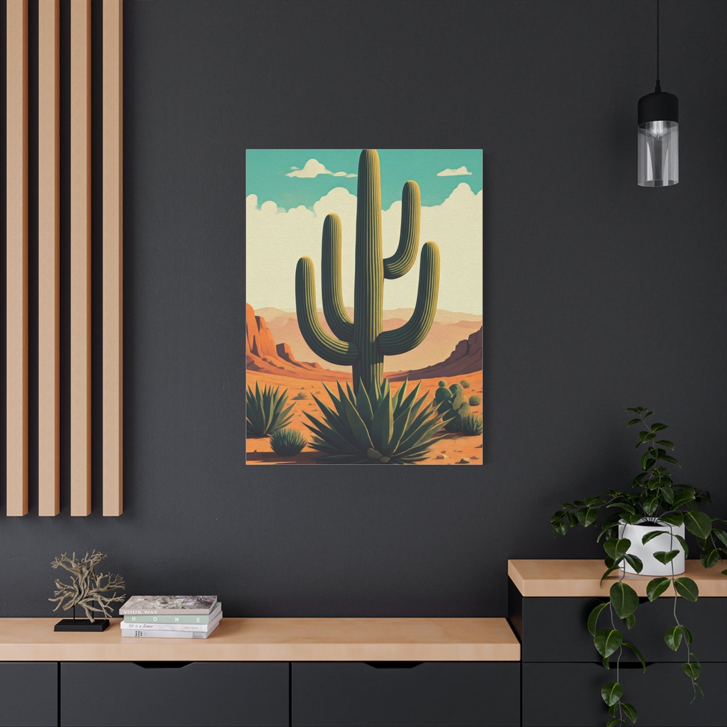 Southwest Saguaro Desert Landscape Wall Art & Canvas Prints