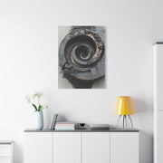 Industrial Spiral Form Abstraction Wall Art & Canvas Print