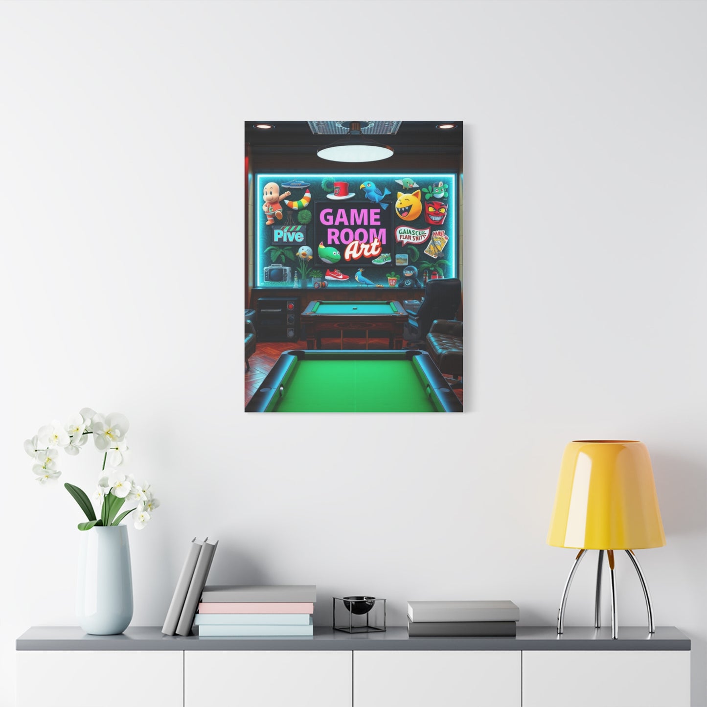 Supreme Game Room Art Beautiful Collection Wall Art & Canvas Print