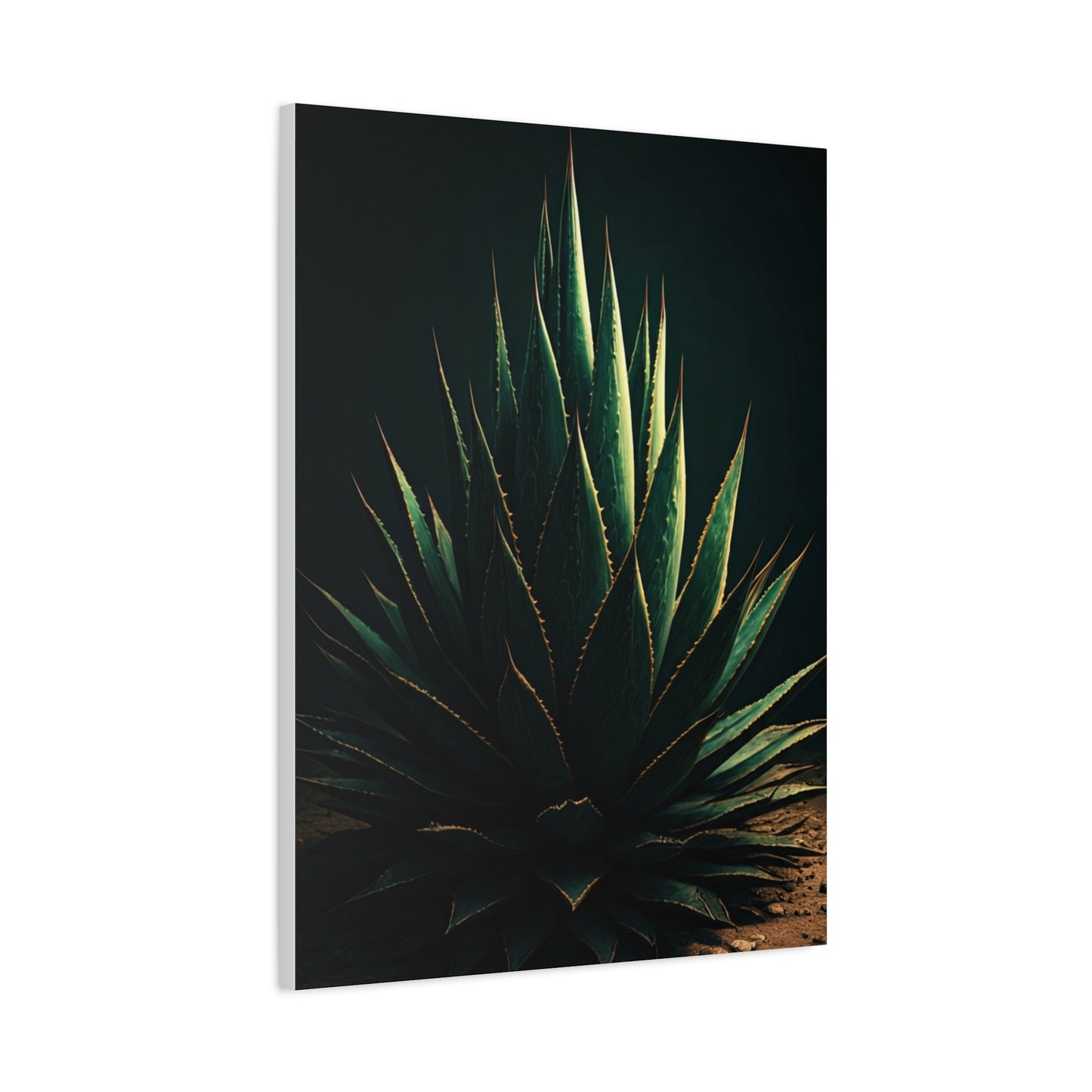 Midnight Agave Sculpture Wall Art & Canvas Prints