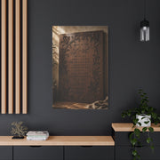 Trust in the Lord Carved Wood Plaque Wall Art & Canvas Print