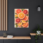 Modern Citrus Still Life Composition Wall Art & Canvas Print