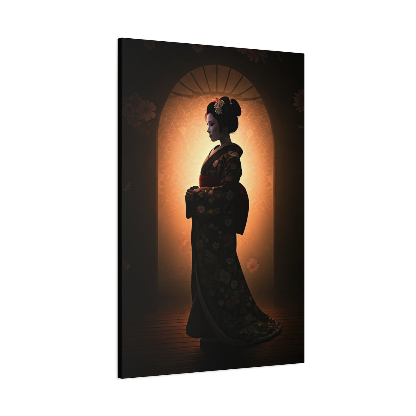 Silent Elegance Geisha Portrait Wall Art & Canvas Prints