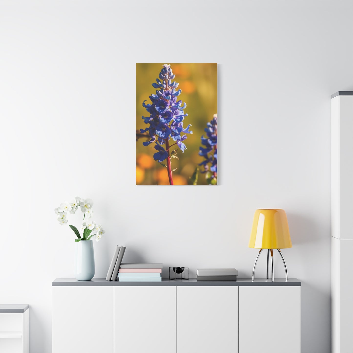 Bluebonnet Flower Art Luxury Canvas Wall Art & Canvas Print