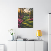 Championship Spring Azalea Golf Course Wall Art & Canvas Print