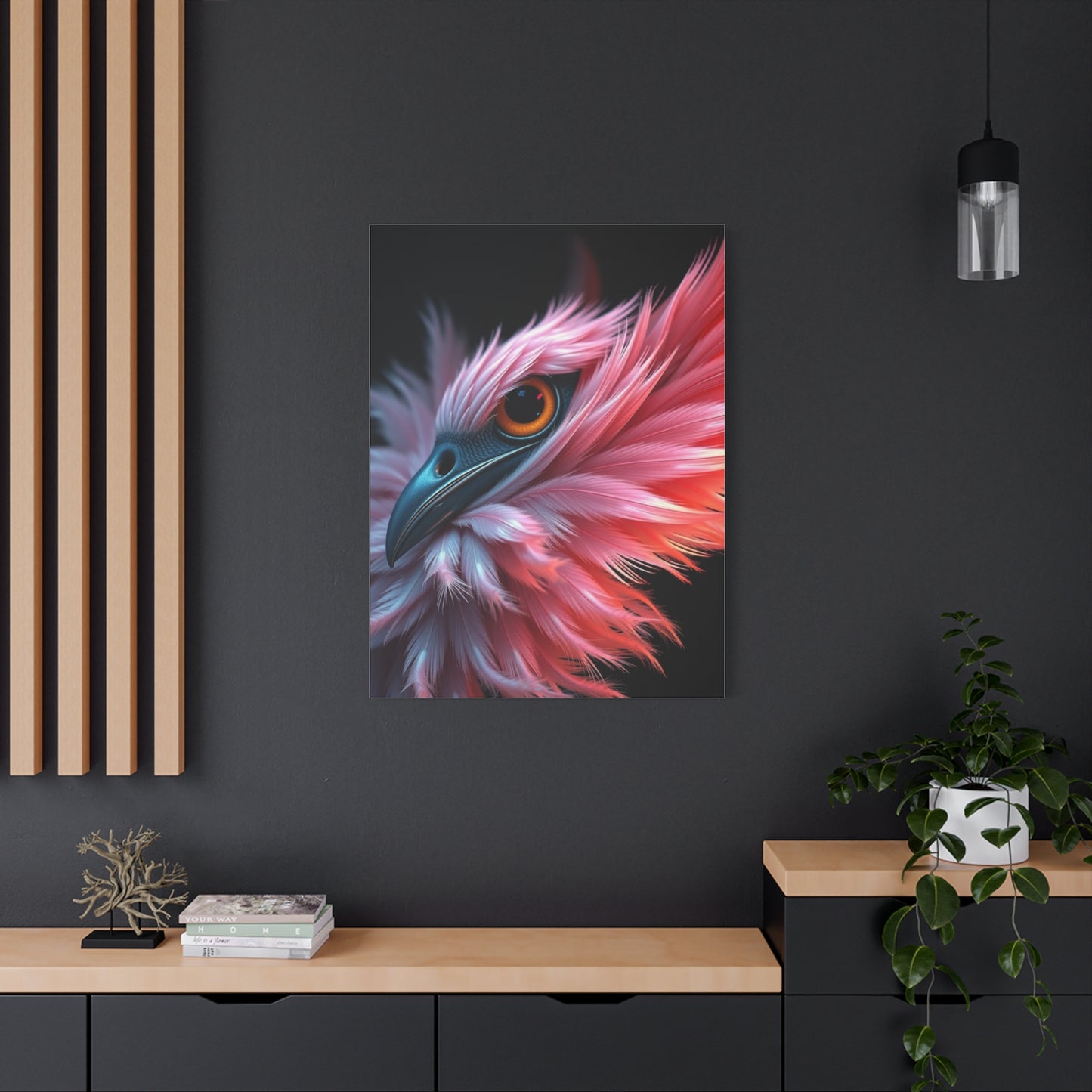 Celestial Feather Reverie Wall Art & Canvas Print